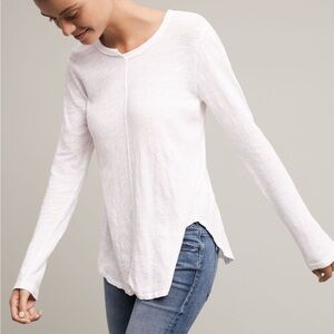 Anthropologie Wilt Asymmetrical Pullover